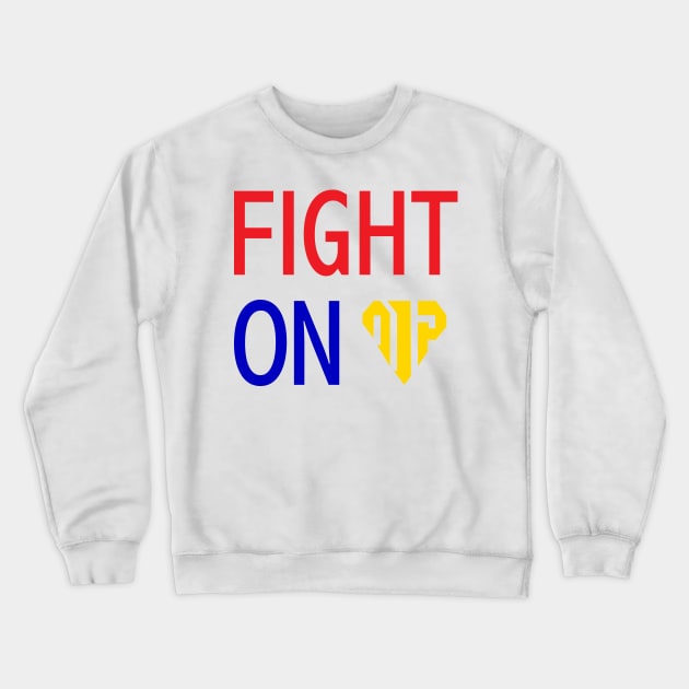 Manny Pacquiao Fight On Crewneck Sweatshirt by cagerepubliq